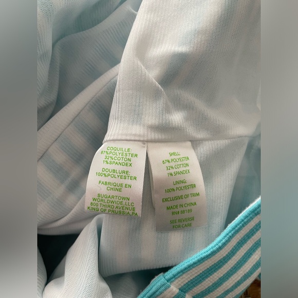 Lilly Pulitzer Whiting shift dress shirley blue white like new - Picture 10 of 13